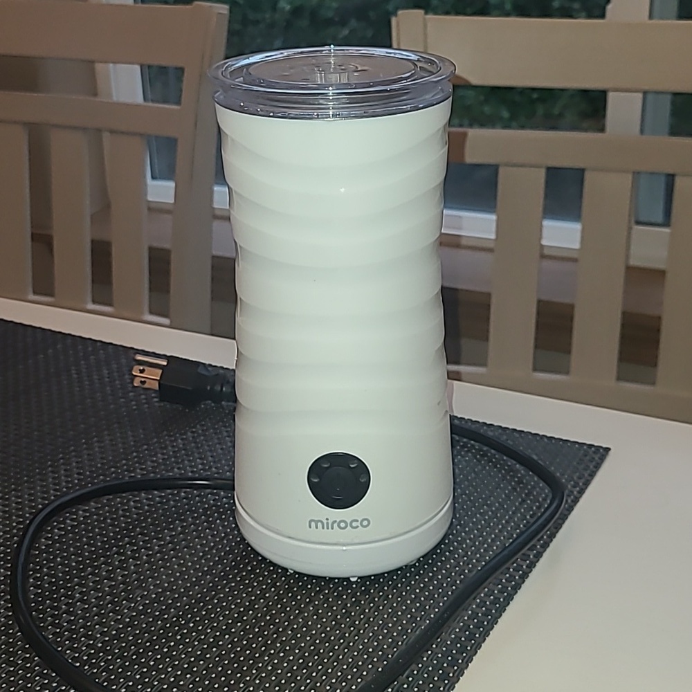 Miroco White Electric Milk Frother